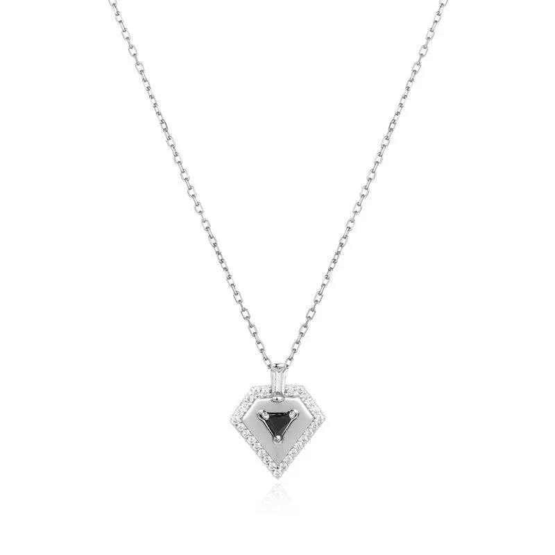 Ania Haie Silver Geometric Necklace