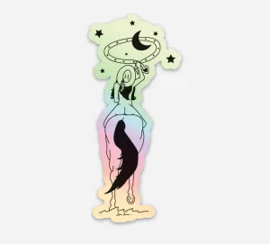 Fanny Ropes The Moon Sticker