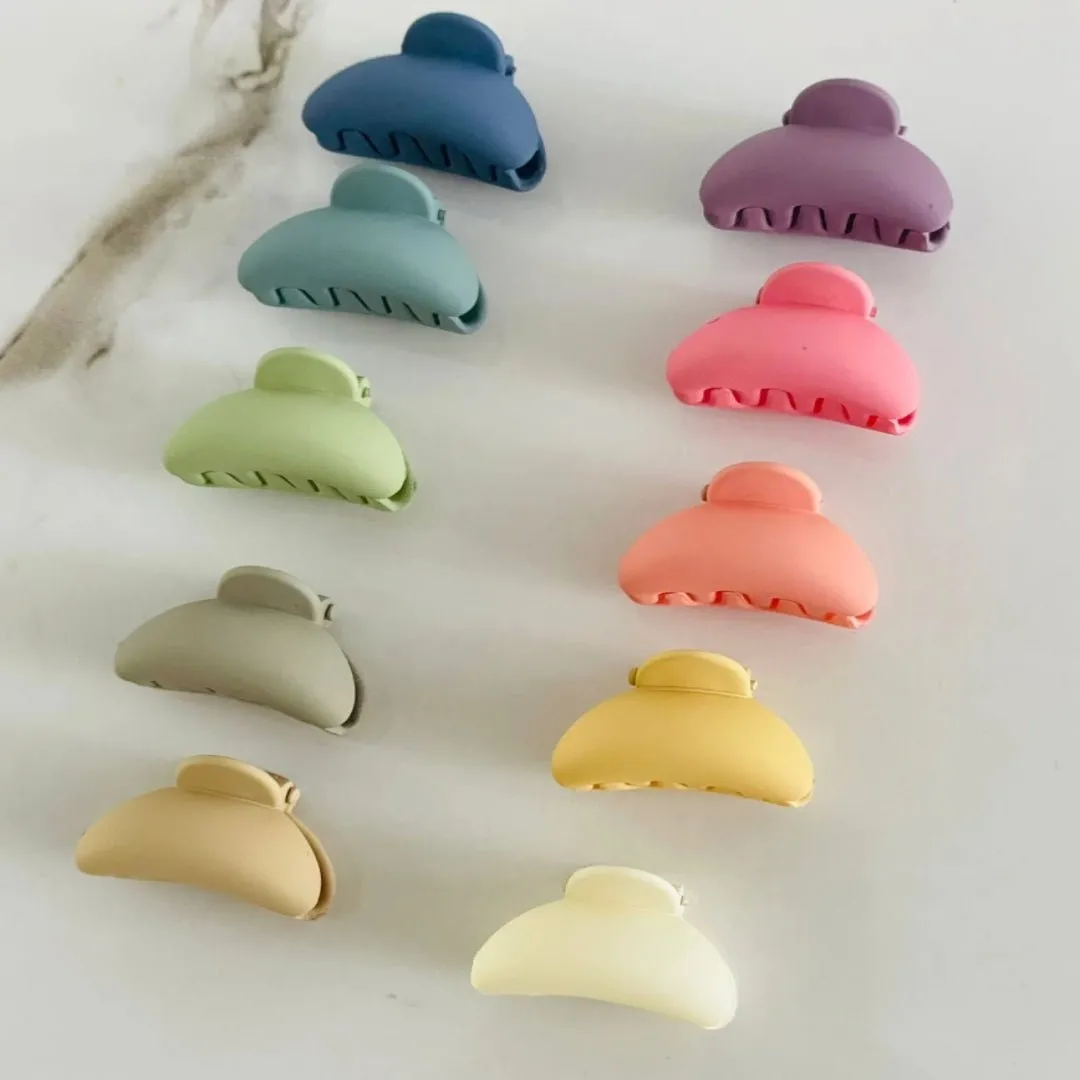 Mini Hair Clip Multicolor Set